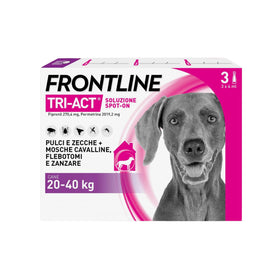 FRONTLINE TRI ACT 20-40 Kg 3 pip – Antiparassitario Per Cani