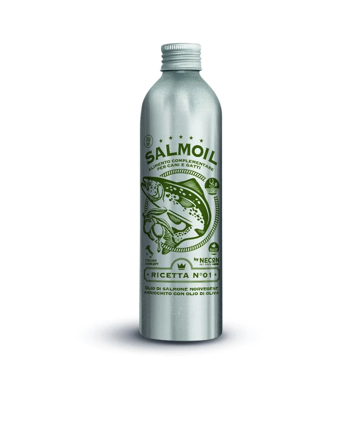 Necon Salmoil Ricetta 5 - Integratore Per Cani E Gatti, 500 Ml - Supporto Alimentare Naturale - Foto 8
