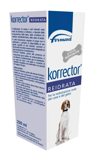 KORRECTOR REIDRATA (220 ml) - Idratazione Ottimale Per Cane e Gatto