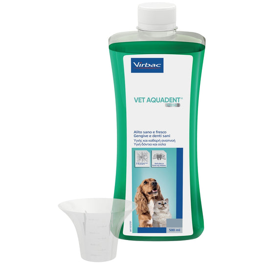 VET AQUADENT FRESH 500 ml - Igiene Orale per Cani e Gatti