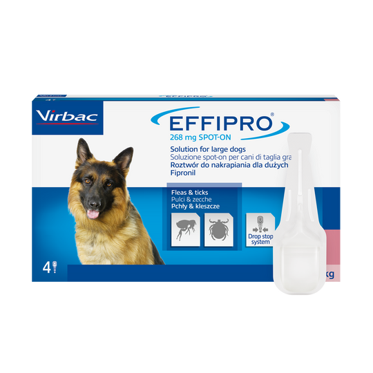 EFFIPRO CANI 20-40 kg - Antiparassitario Pipette Pulci e Zecche