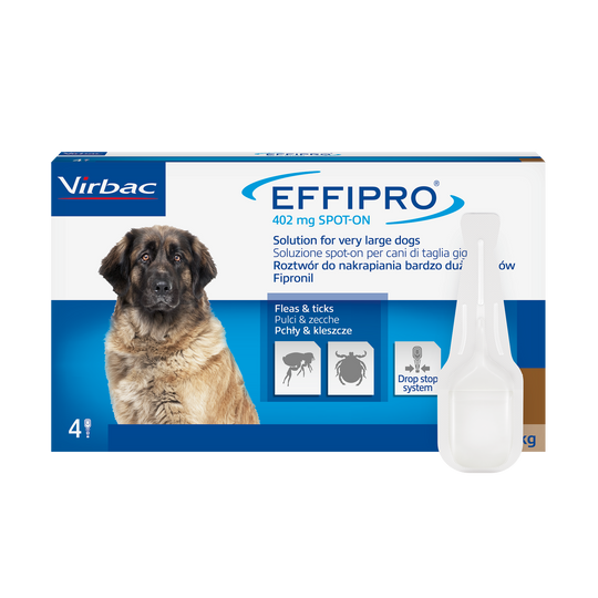 EFFIPRO 40-60 kg - Antiparassitario Pipette per Pulci e Zecche