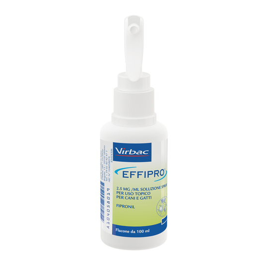EFFIPRO SOLUZIONE SPRAY 100 ml - Uso Topico per Cani e Gatti