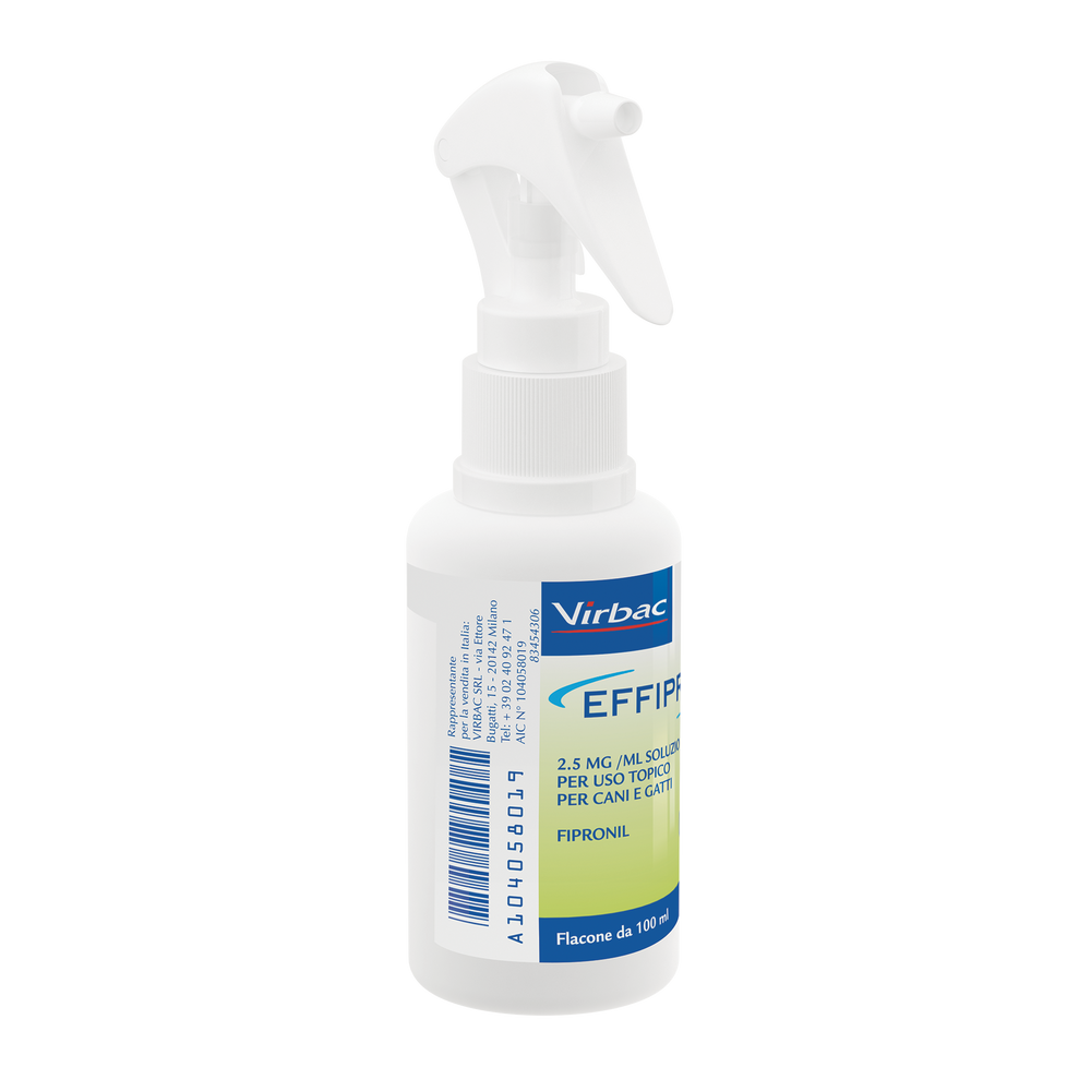 EFFIPRO SOLUZIONE SPRAY 100 ml - Uso Topico per Cani e Gatti