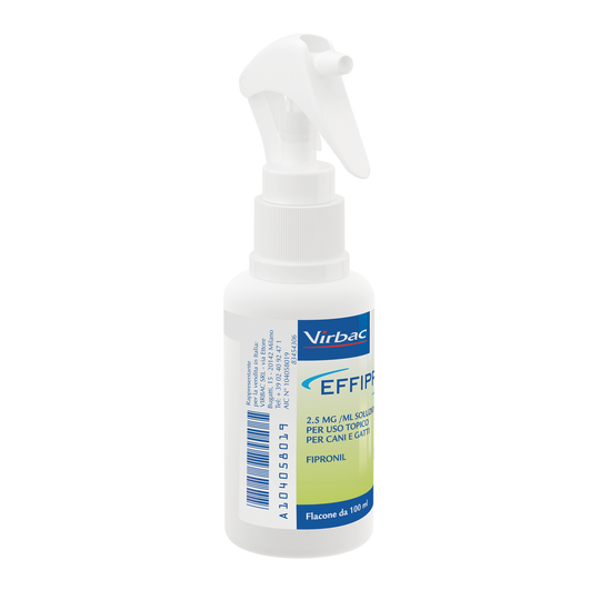 EFFIPRO SOLUZIONE SPRAY 100 ml - Uso Topico per Cani e Gatti