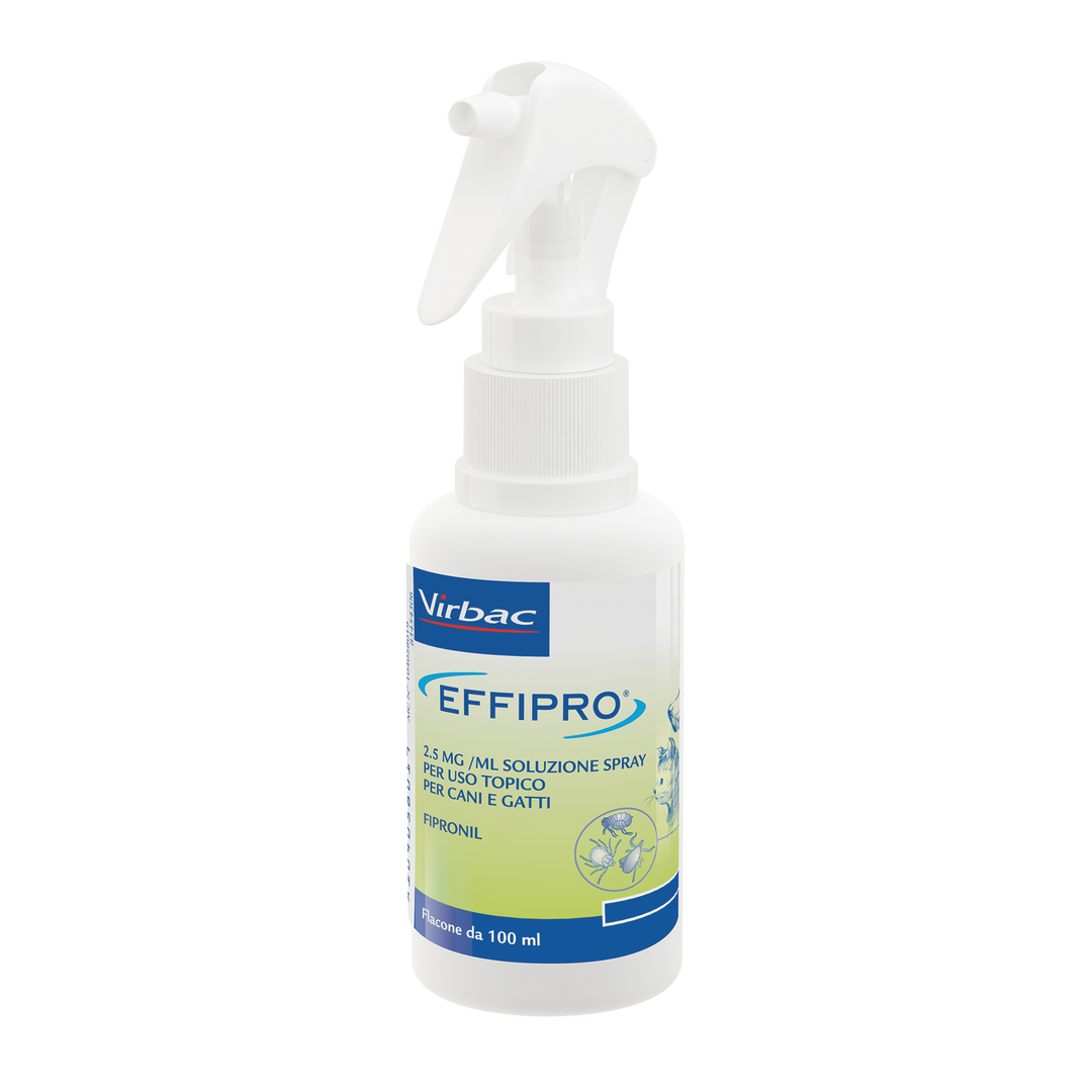 EFFIPRO SOLUZIONE SPRAY 100 ml - Uso Topico per Cani e Gatti