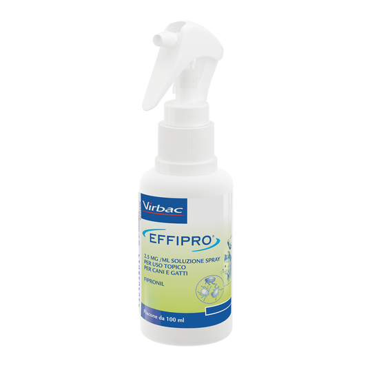 EFFIPRO SOLUZIONE SPRAY 100 ml - Uso Topico per Cani e Gatti