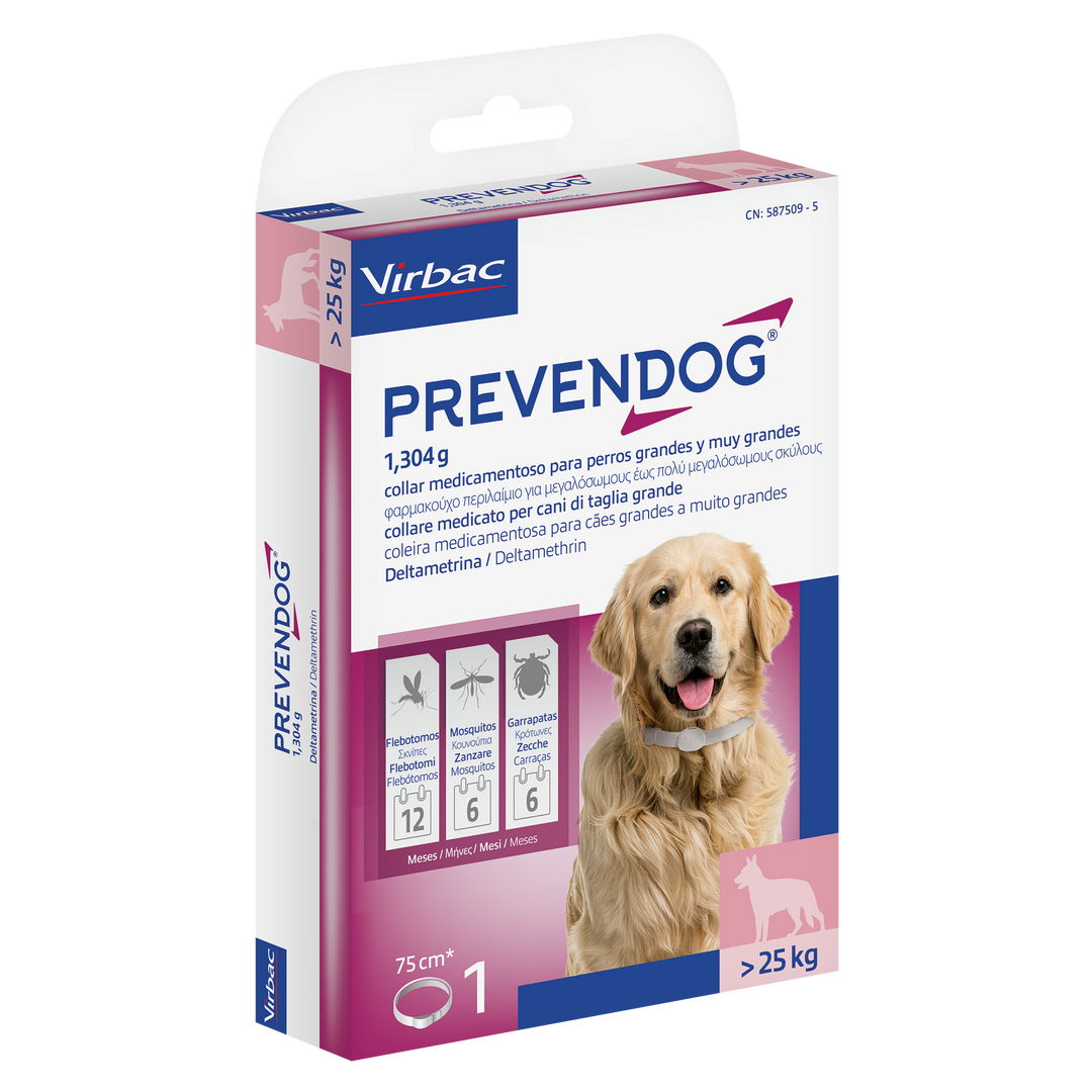PREVENDOG COLLARE 75 cm 1 pezzo  – Collare Antiparasitario per Cani