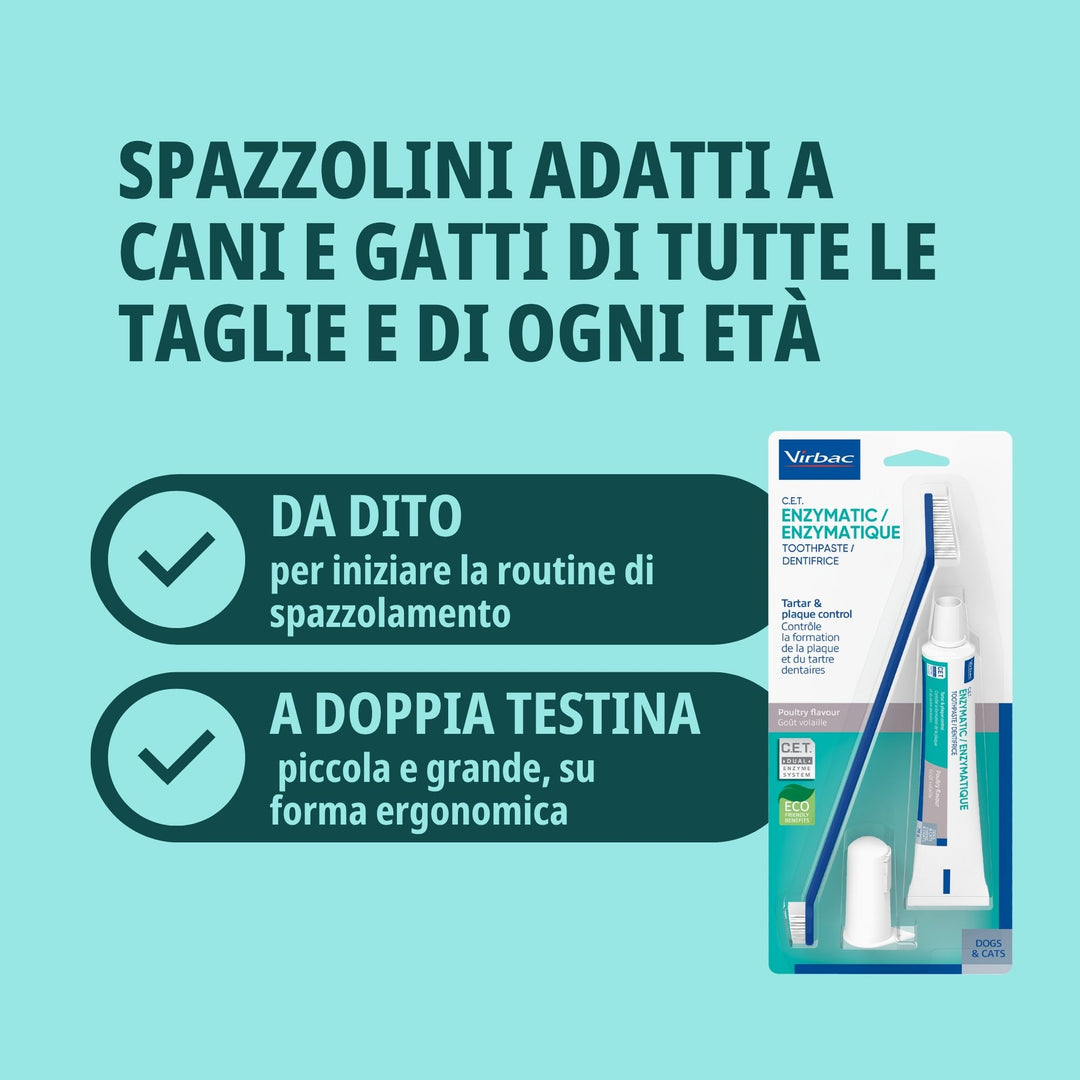 C.E.T. KIT SPAZZOLINO + DENTIFRICIO 70g - Previene l’accumulo di placca e tartaro