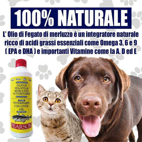 PAERSON OLIO FEGATO MERLUZZO VETERINARIO PURISSIMO 1l