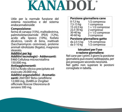 KANADOL 30 cpr - Supporto Naturale Per Cani e Gatti