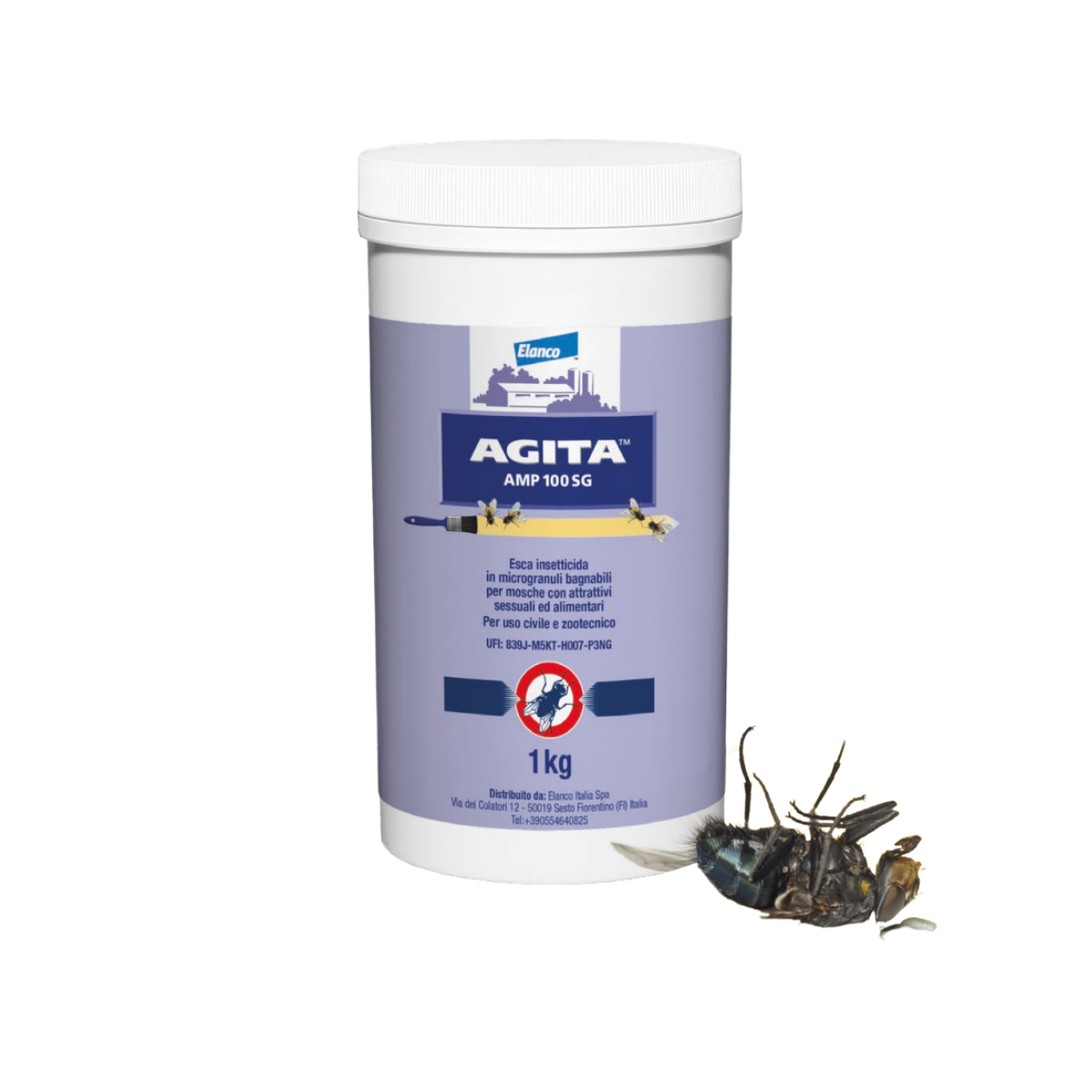 AGITA AMP 100 SG 1 Kg – Insetticida Per Mosche