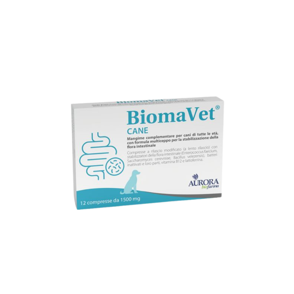 BIOMAVET 1500MG 12 CPR - Favorisce il benessere intestinale nel cane