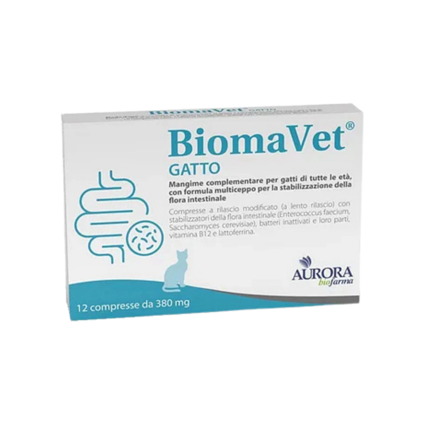 BIOMAVET GATTO 12 CPR - Probiotico Multiceppo Per Gatti