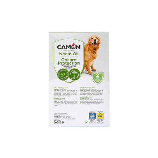 CAMON COLLARE NATURALE 75 cm - Collare protettivo per cani con neem e geranio