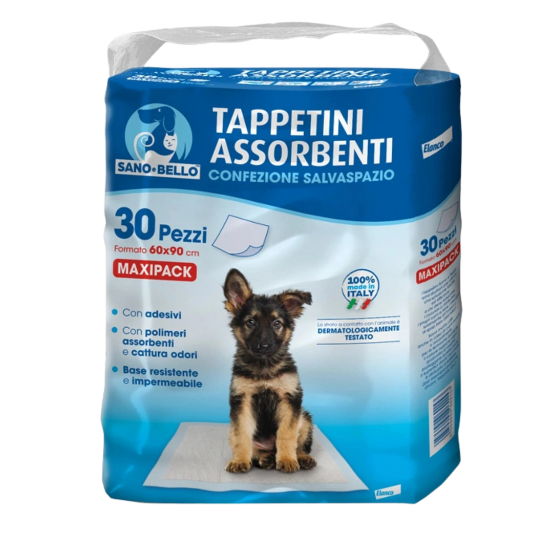ELANCO TAPPETINI SANO&amp;BELLO 60×90 cm - Igiene Su Misura Per Cani