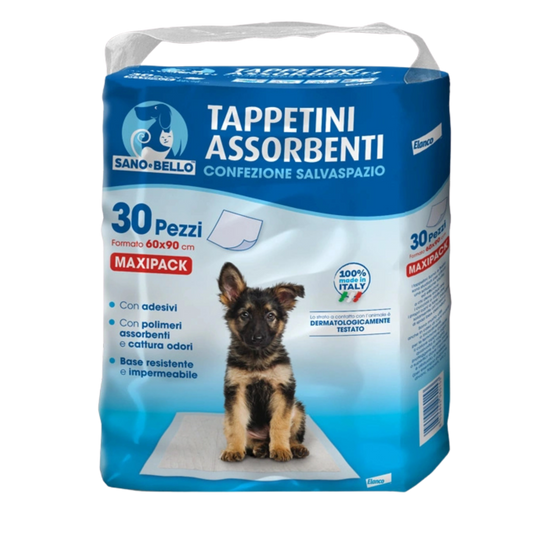 ELANCO TAPPETINI SANO&amp;BELLO 60×90 cm - Igiene Su Misura Per Cani