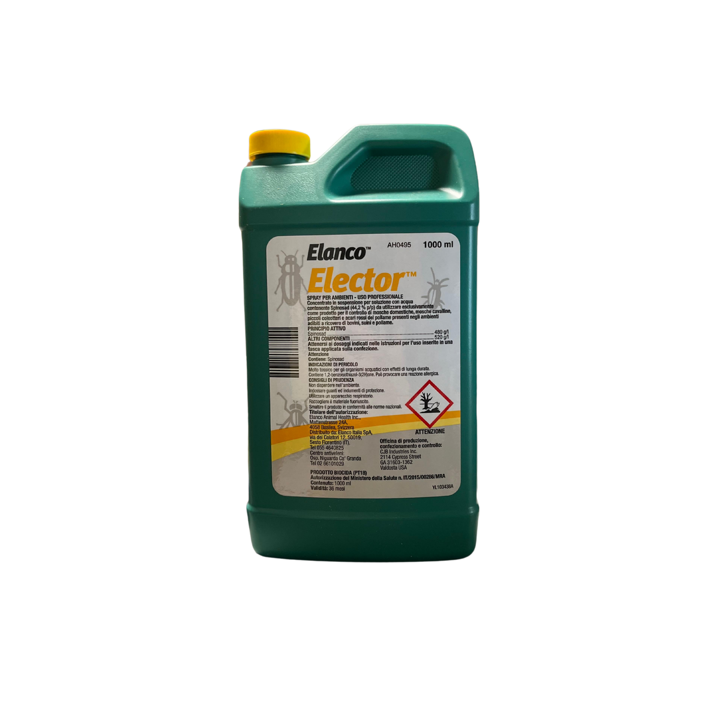 ELANCO ELECTOR 1000ml - Larvicida e Adulticida Naturale