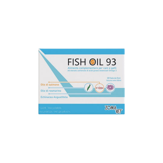 FISH OIL 93 - Olio di Pesce per Gani e Gatti In Fiale