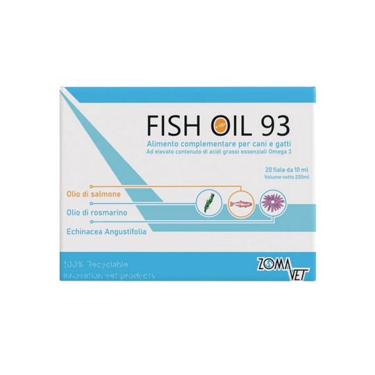FISH OIL 93 - Olio di Pesce per Gani e Gatti In Fiale