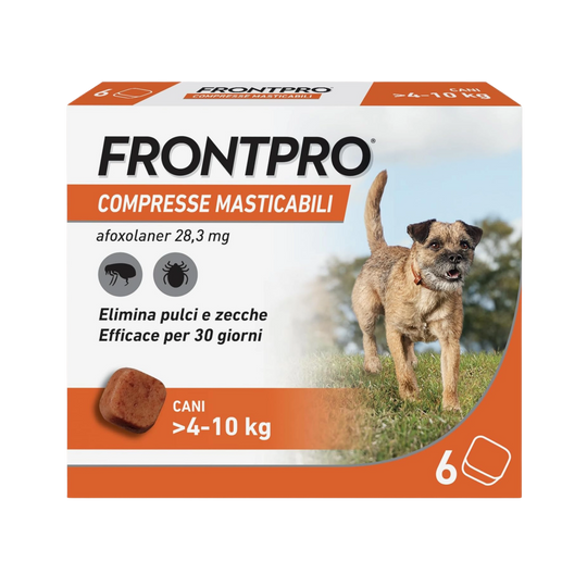 FRONTPRO CANE (6cpr) 4-10 kg - Antiparassitario In Compresse