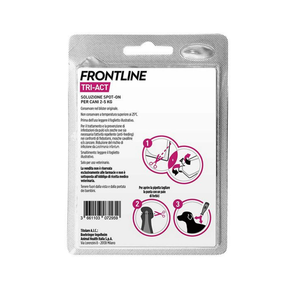 FRONTLINE TRI ACT 2-5 Kg (1 pip)
