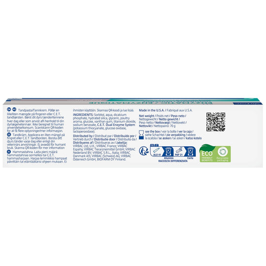 DENTIFRICIO ENZIMATICO CANI E GATTI 70G