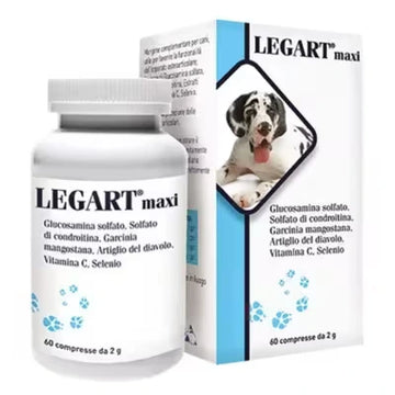 LEGART MAXI 60 cpr – Integratore Articolare Per Cani Medio/Grandi