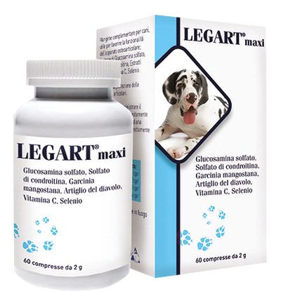 LEGART MAXI 60 cpr – Integratore Articolare Per Cani Medio/Grandi