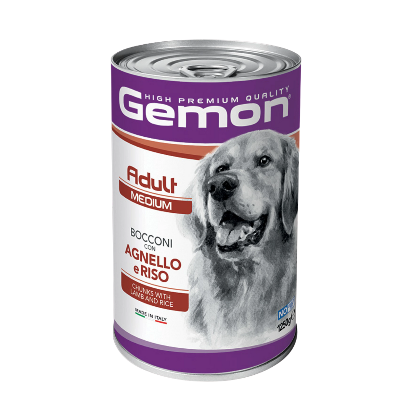 GEMON ADULT MEDIUM BOCCONI AGNELLO E RISO 1250g