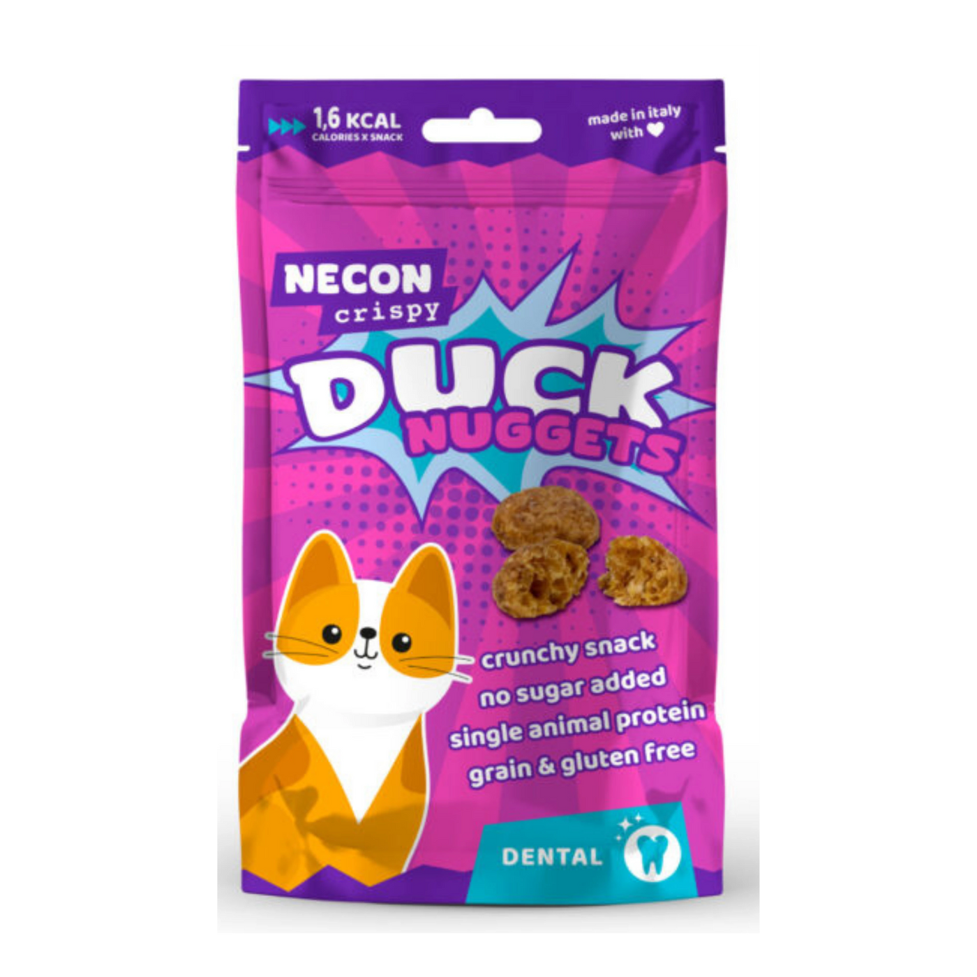 NECON CRISPY DUCK NUGGETS DENTAL GATTO