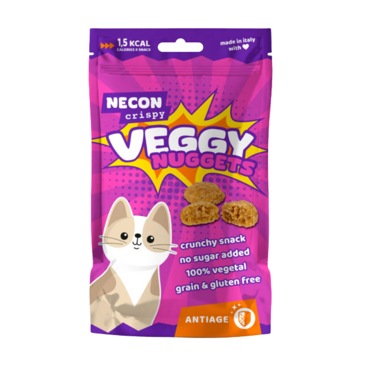 NECON CRISPY VEGGY NUGGETS ANTIAGE GATTO