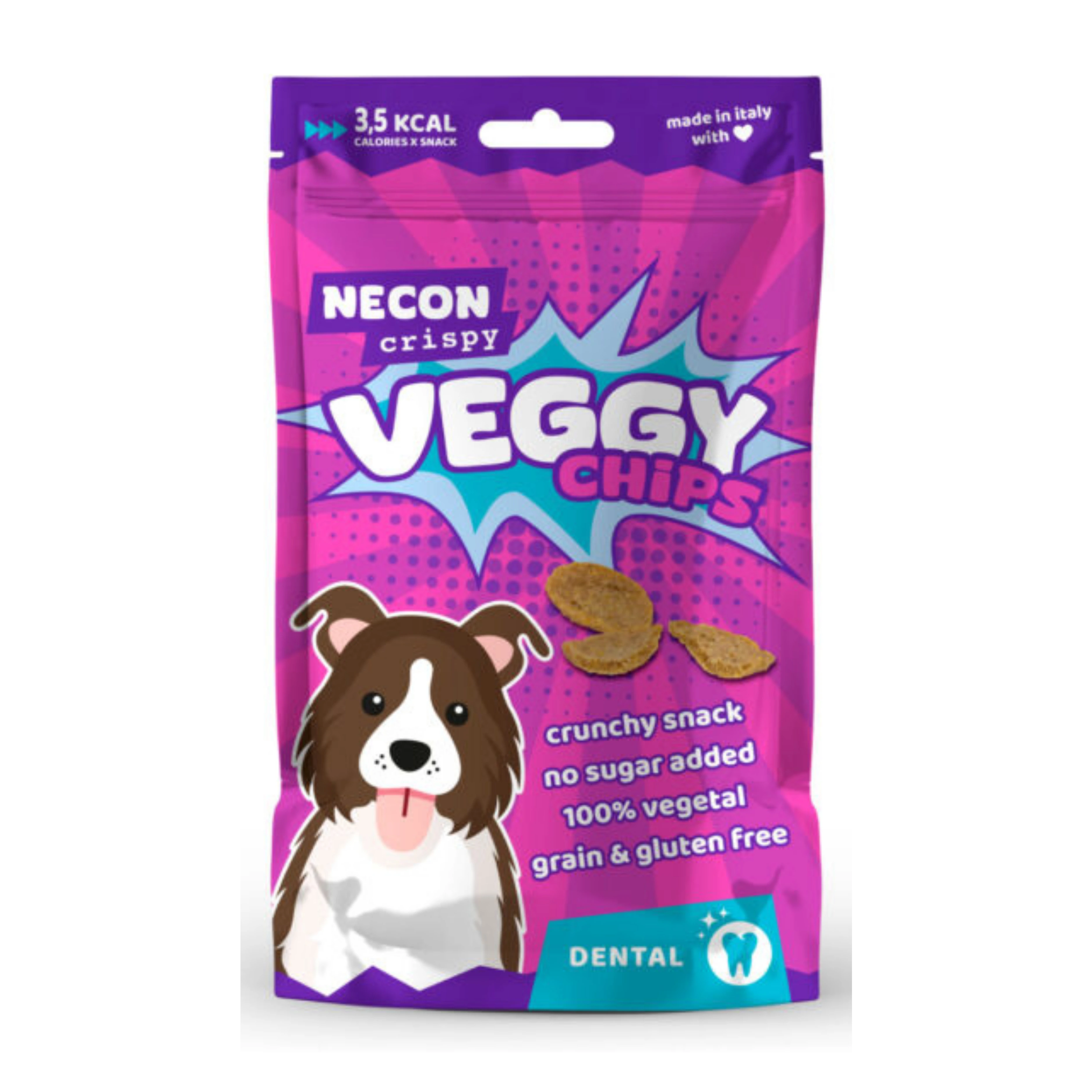 Necon Crispy Veggy Chips Dental Cane – Sarda Zootecnica