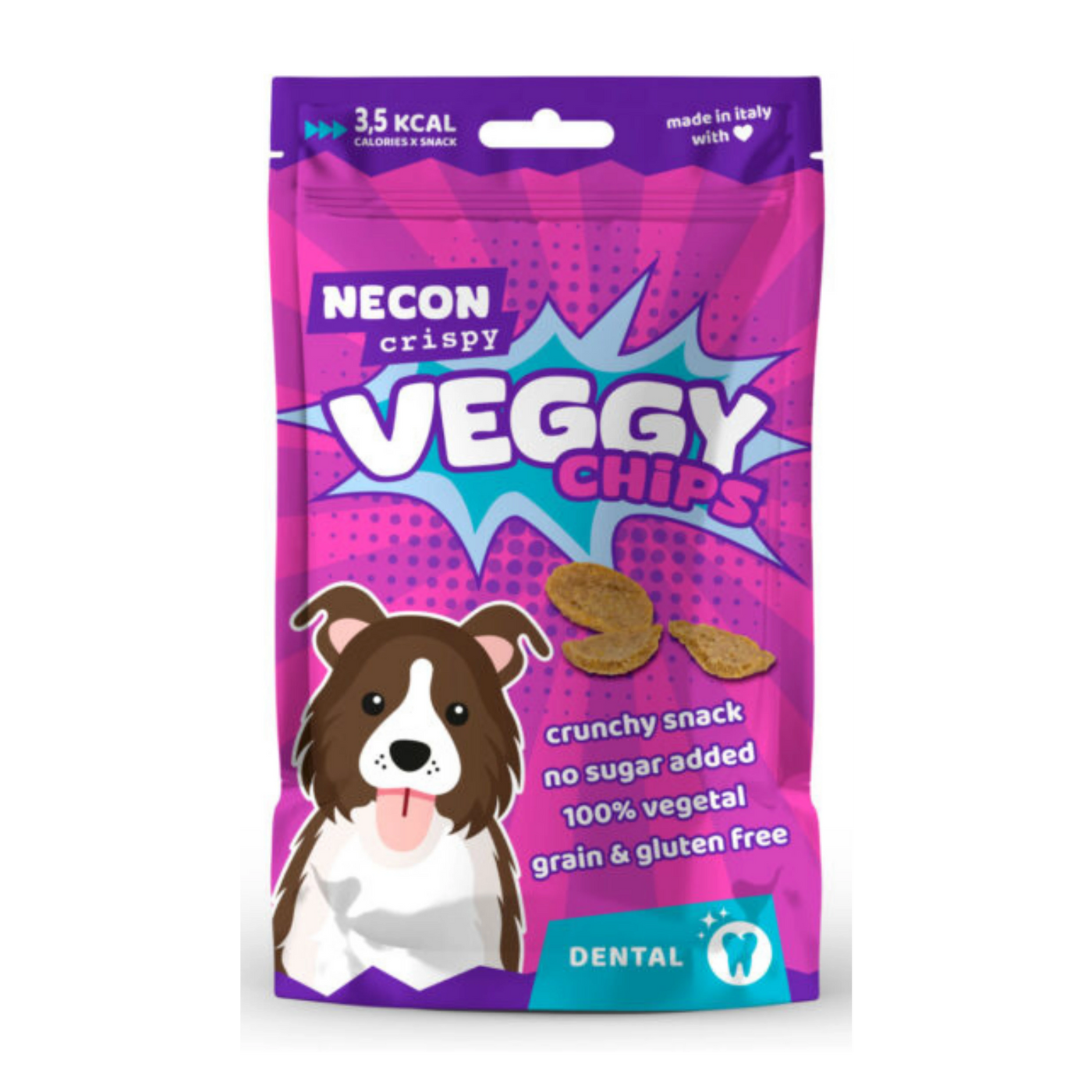 NECON CRISPY VEGGY CHIPS DENTAL CANE