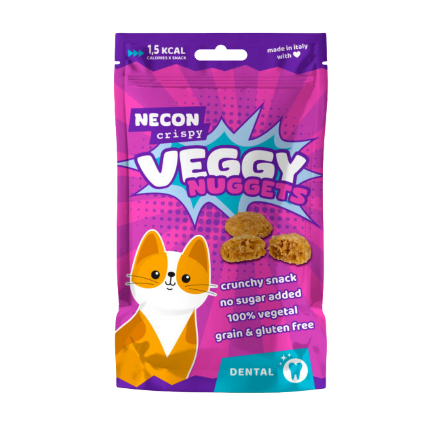NECON CRISPY VEGGY NUGGETS DENTAL GATTO