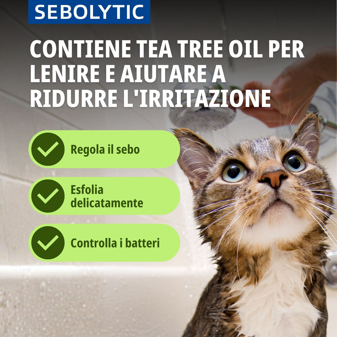 SEBOLYTIC 200 ml -  Regola la produzione di sebo nel cane e nel gatto