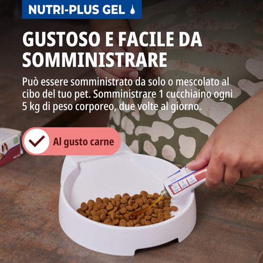 NUTRI PLUS GEL 120 gr -  supporto nutrizionale per cani e gatti