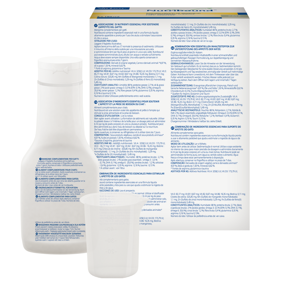 NUTRIBOUND CANE (3 flaconi da 150 ml) – Per il recupero del cane convalescente