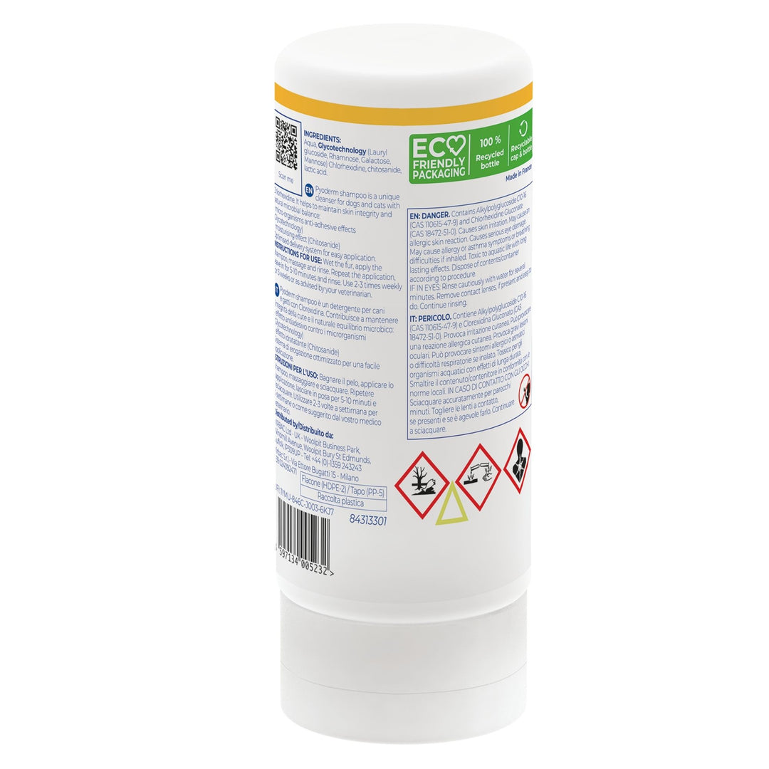 Pyoderm Shampoo Dermatologico 200ml -  Supporto per le infezioni cutanee nel cane e nel gatto