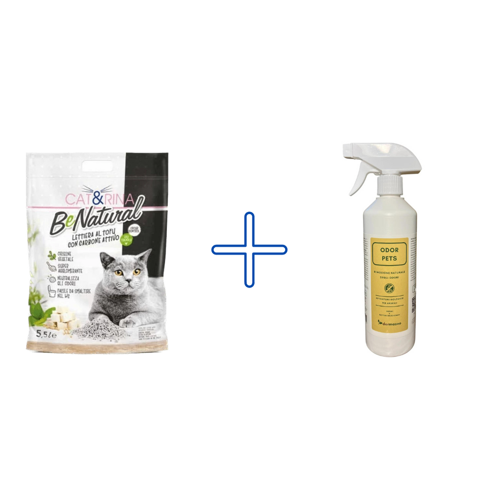 Lettiera Cat&Rina Tofu Con Carboni Attivi 6pz + Odor Pets 500ml – Sarda  Zootecnica