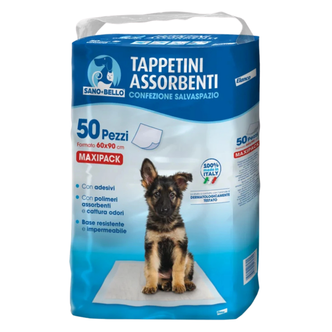 ELANCO TAPPETINI SANO&amp;BELLO 60×90 cm - Igiene Su Misura Per Cani