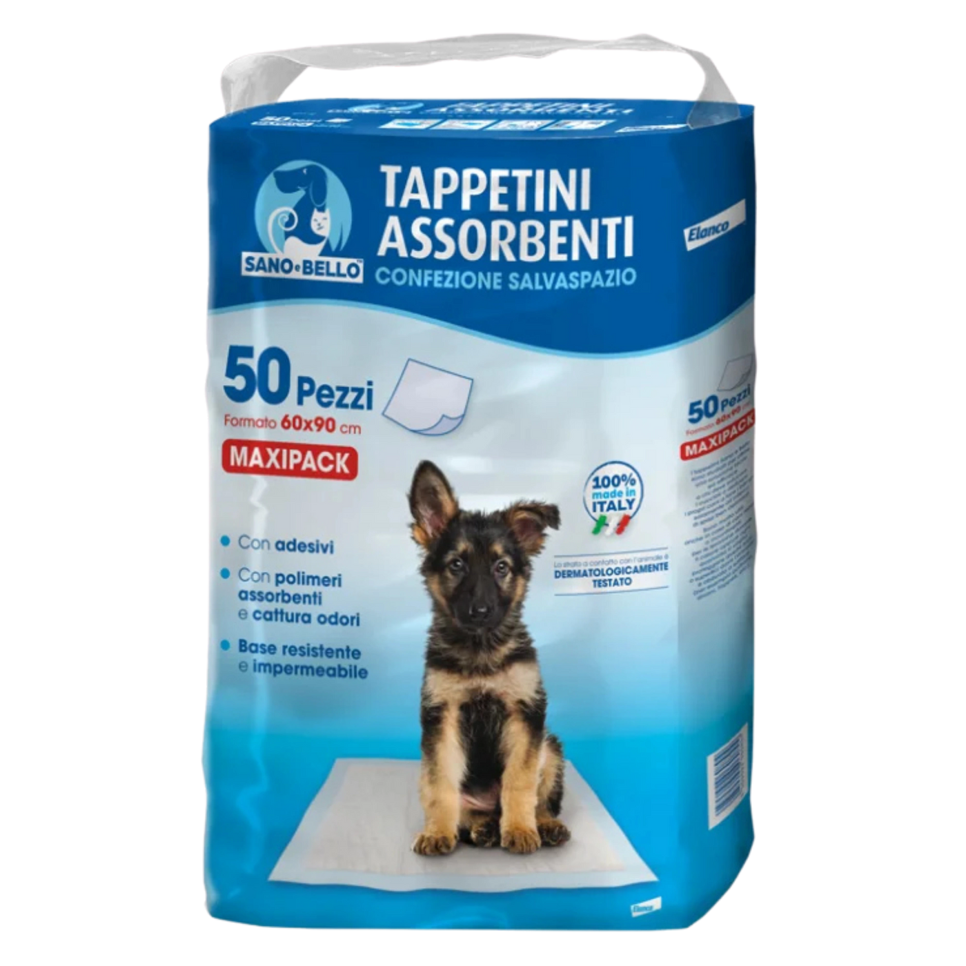 ELANCO TAPPETINI SANO&BELLO 60×90 cm - Igiene Su Misura Per Cani