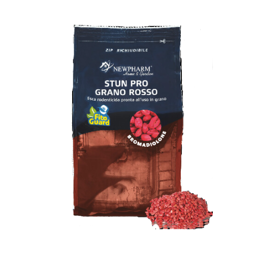 RATTI' GRANO ROSSO 1,5kg  - Esca per topi e ratti