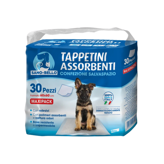 ELANCO TAPPETINI SANO&amp;BELLO 60×60 cm - Igiene Su Misura Per Cani