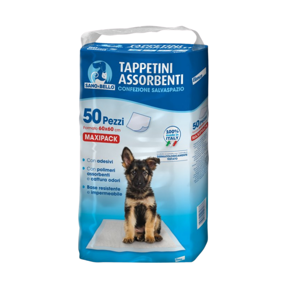 ELANCO TAPPETINI SANO&BELLO 60×60 cm - Igiene Su Misura Per Cani