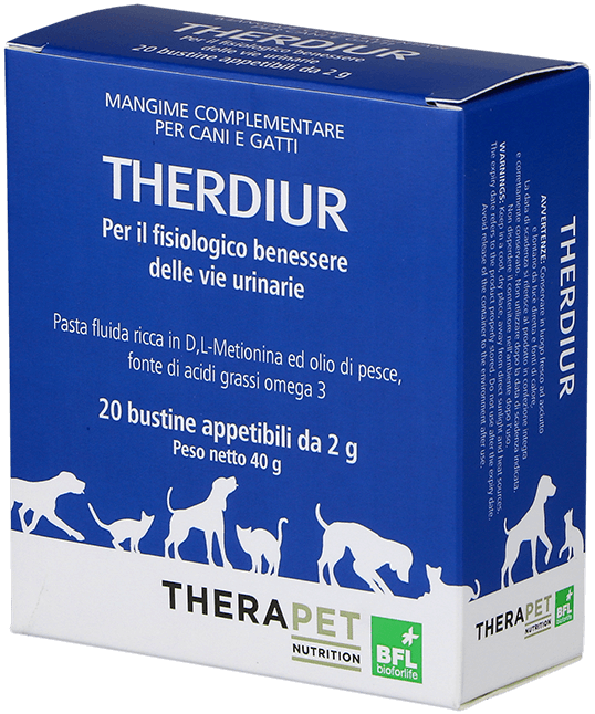 THERDIUR - Aumenta il Benessere Delle Vie Urinarie di Cani e Gatti