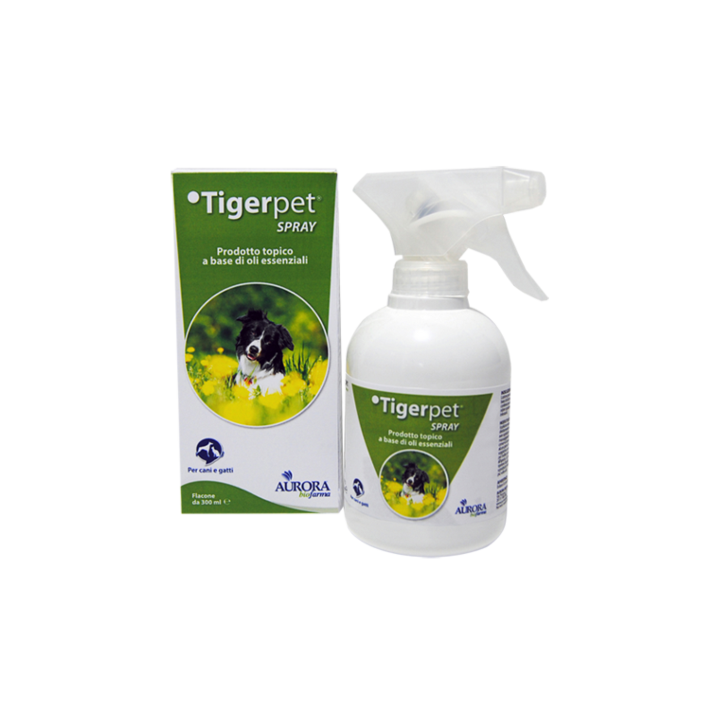 TIGERPET SPRAY 300 ml - Contro parassiti nei cani e gatti