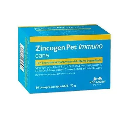 ZINCOGEN PET IMMUNO CANE 60 cpr – Migliora le difese immunitarie di cani