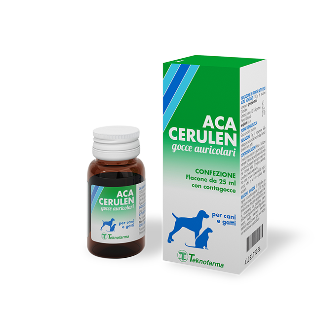 ACA CERULEN (25 ml) – Combatti Acari Orecchie Cani e Gatti