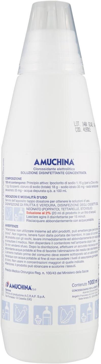 AMUCHINA 1l- Soluzione Disinfettante Concentrata